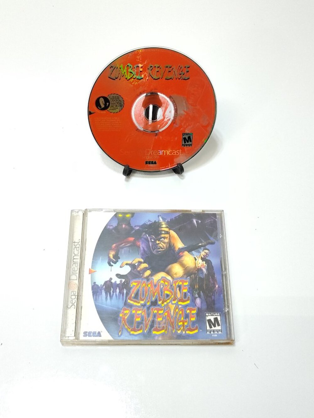 Sega Dreamcast Zombie Revenge Retro 3D Arcade Beat Em Up Game Disc Manual Size O